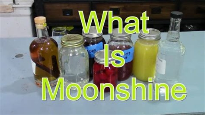 What does it mean when moonshine burns blue?
