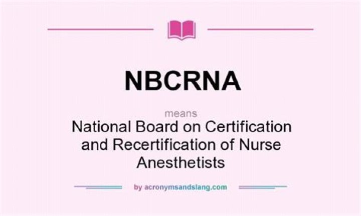 What does NBCRNA mean?