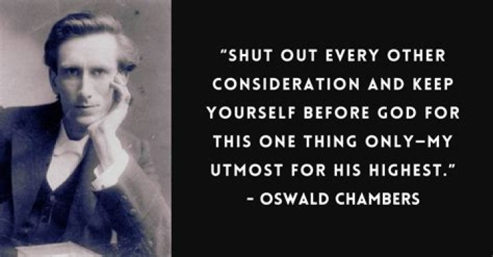 What does Oswald Chambers say about prayer?