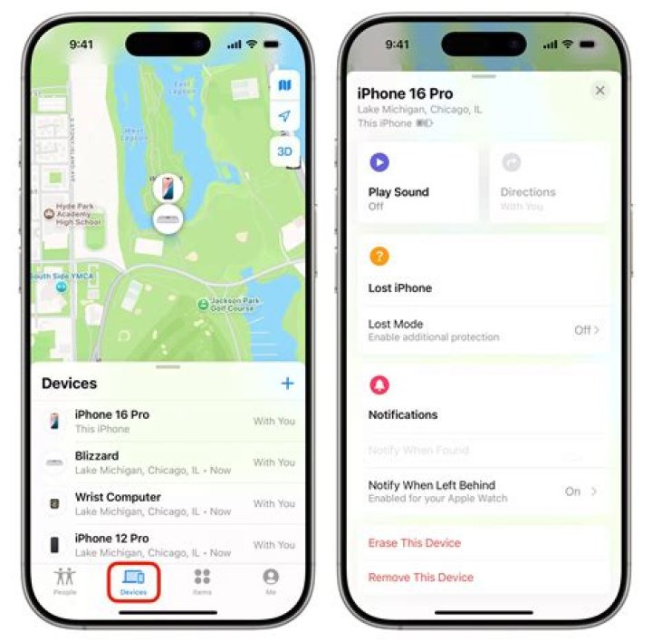 What does sound pending mean in Find My iPhone?