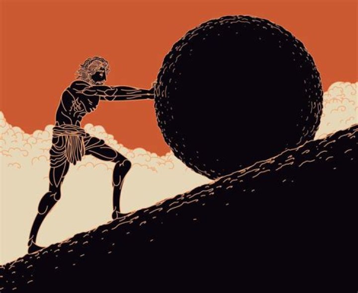 What does the myth of Sisyphus symbolize?
