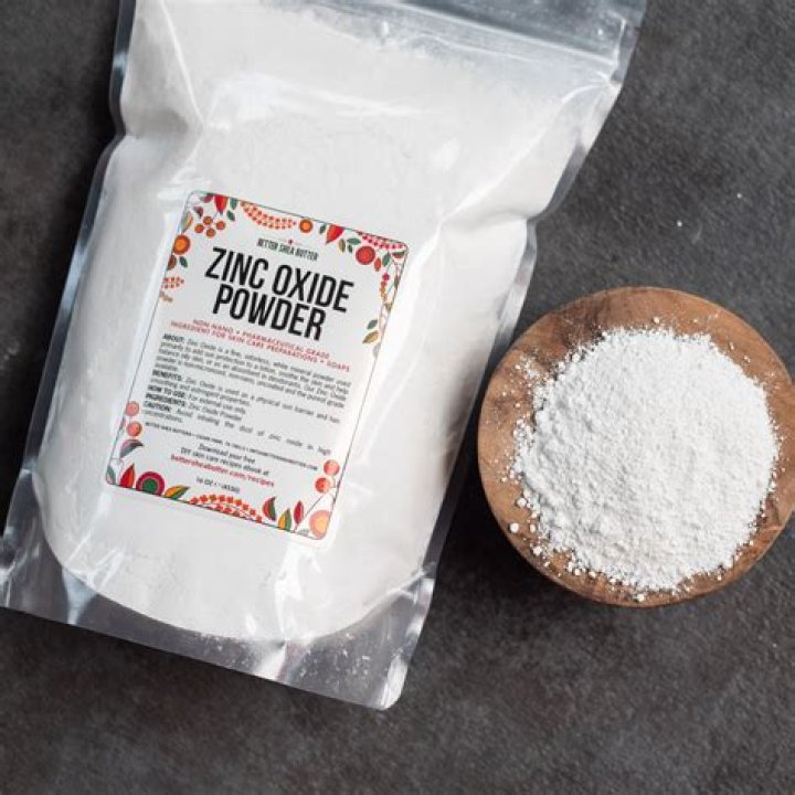 What does zinc oxide powder do?