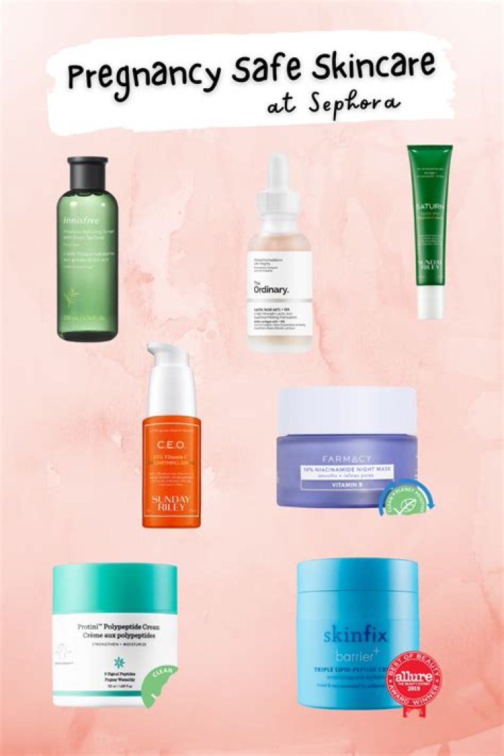 What face ingredients to avoid while pregnant?