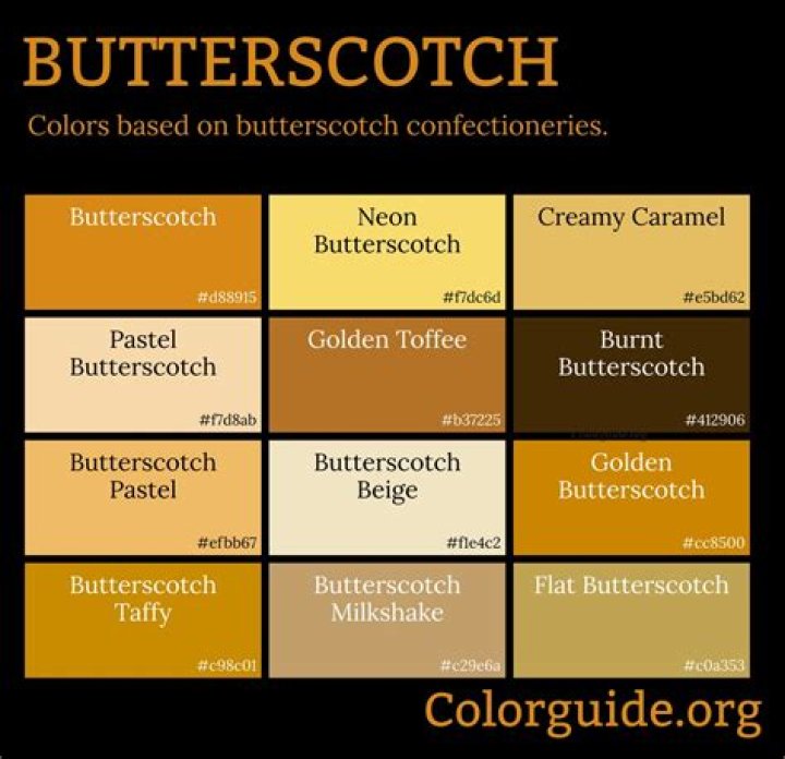 What flavors compliment butterscotch?