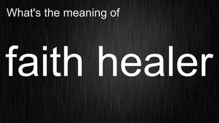 What happened at the end of faith healer?