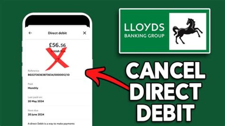 What happens if there is not enough money for direct debit Lloyds?