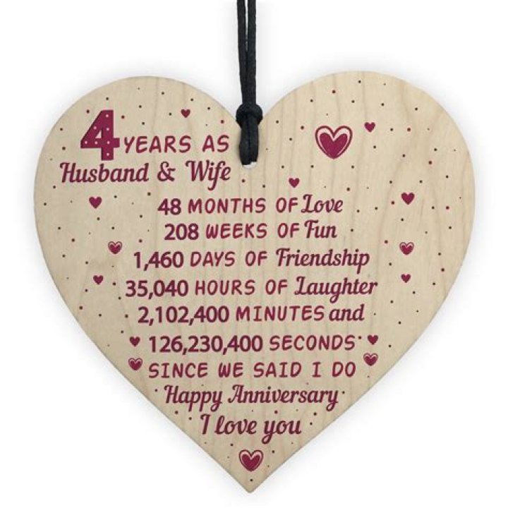 What is 4th wedding anniversary called?