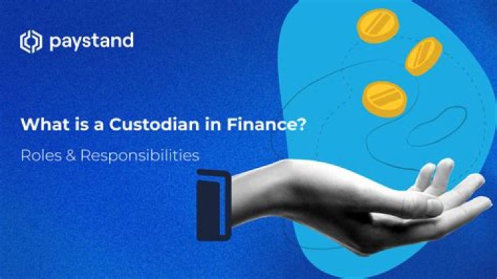 What is a custodian in finance?