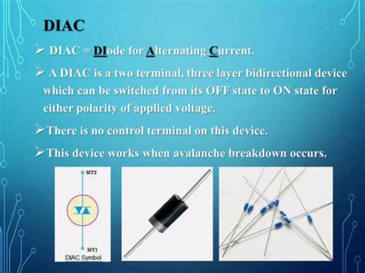 What is a DIAC trigger diode?