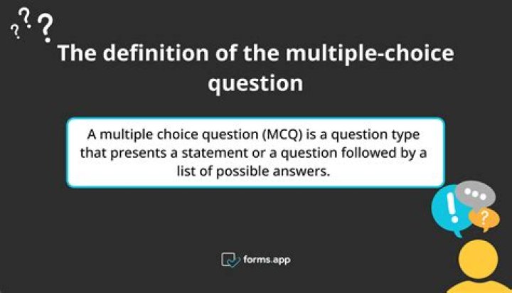 What is a distractor in multiple choice questions?