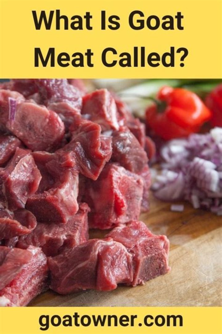 What is a goat meat called?