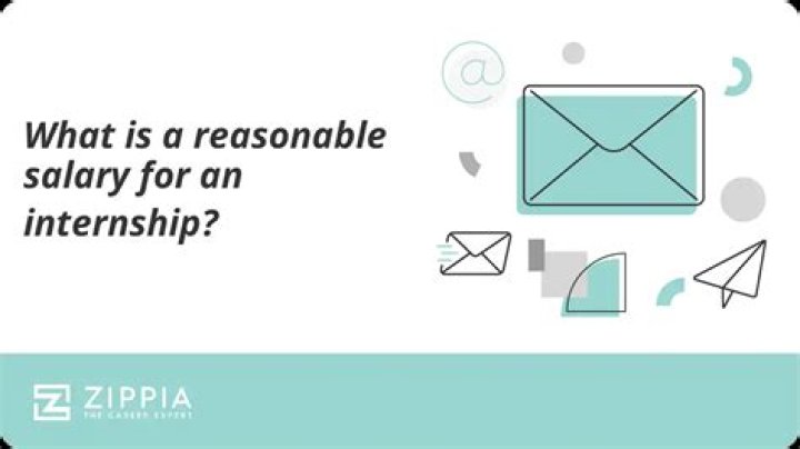 What is a reasonable salary for an internship?