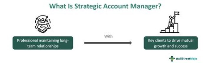 What is a strategic account manager?