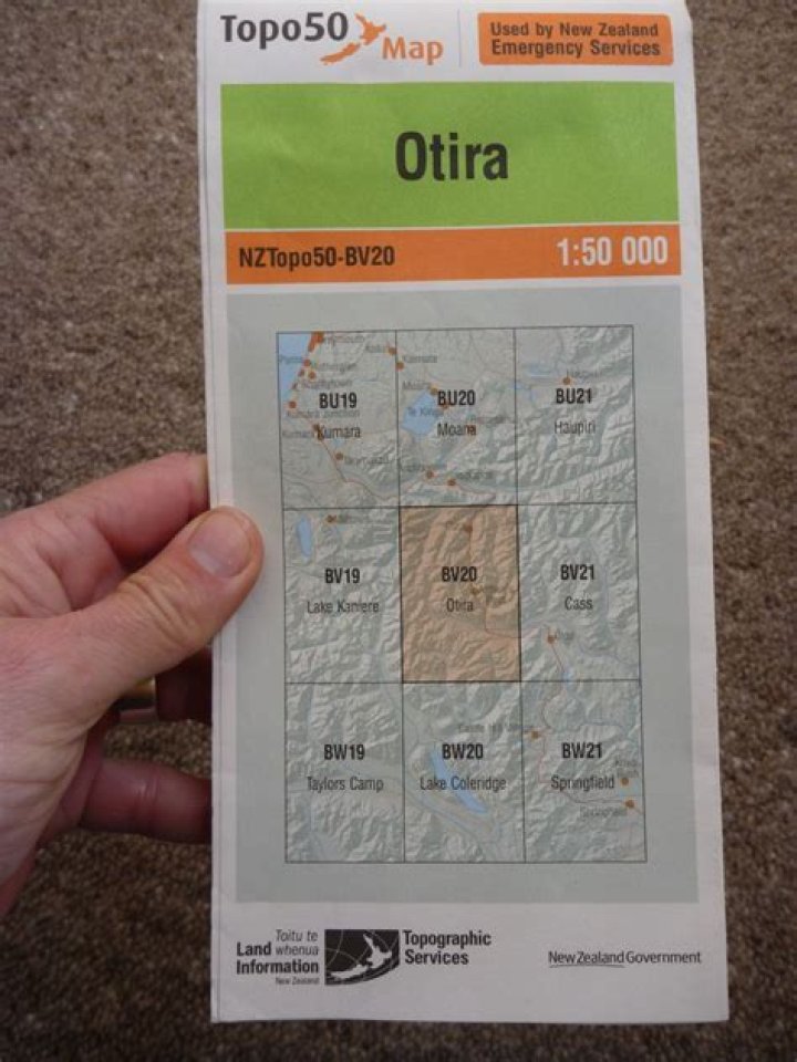 What is a Topo50 map?