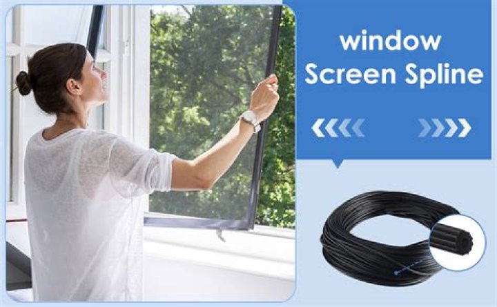 What is a window screen spline