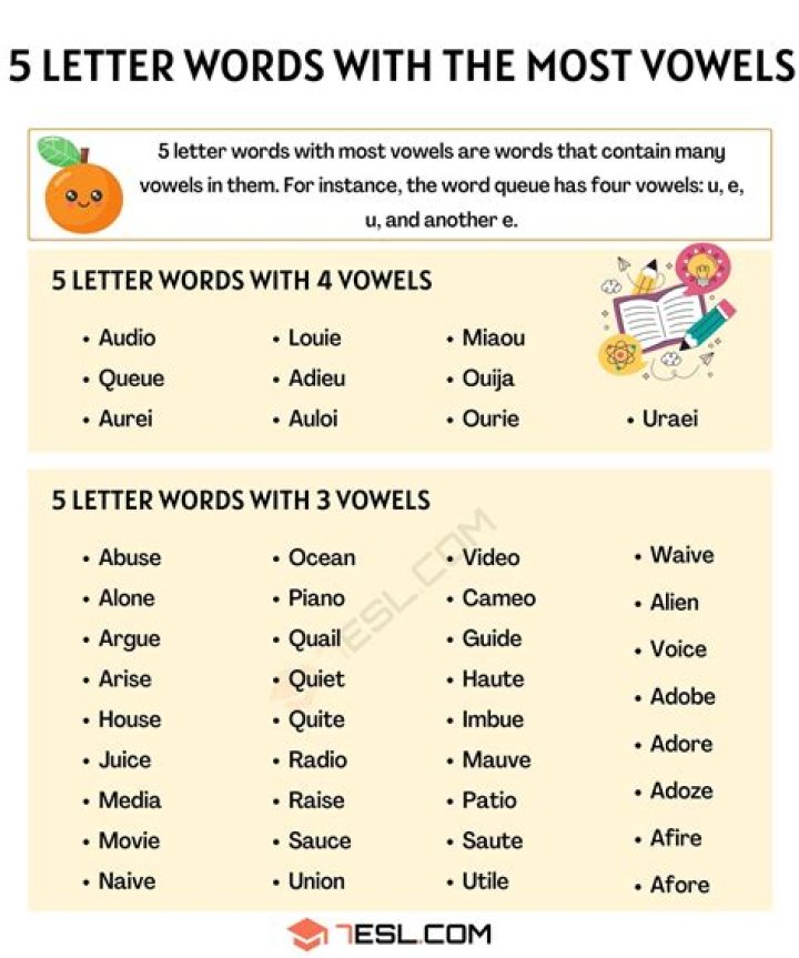 What is a word with one vowel?