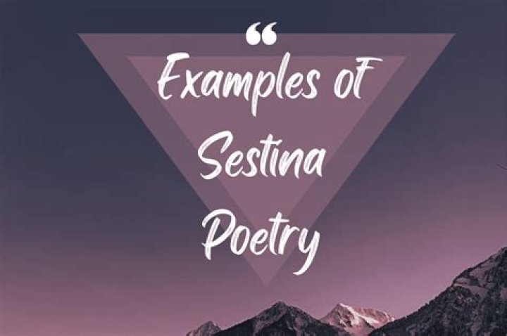 What is an example of sestina in poetry?