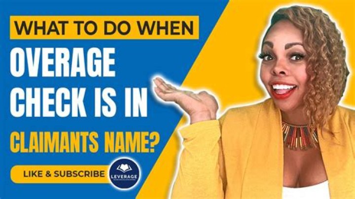 What is an overage check