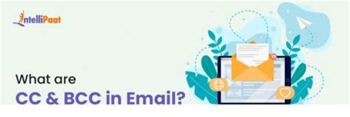 What is BCC and CC in an email?