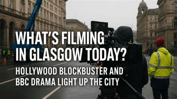 What is being filmed in Cardiff Bay?