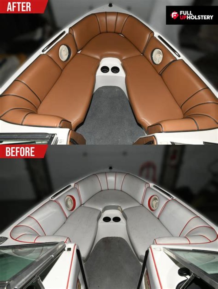 What is boat upholstery made of