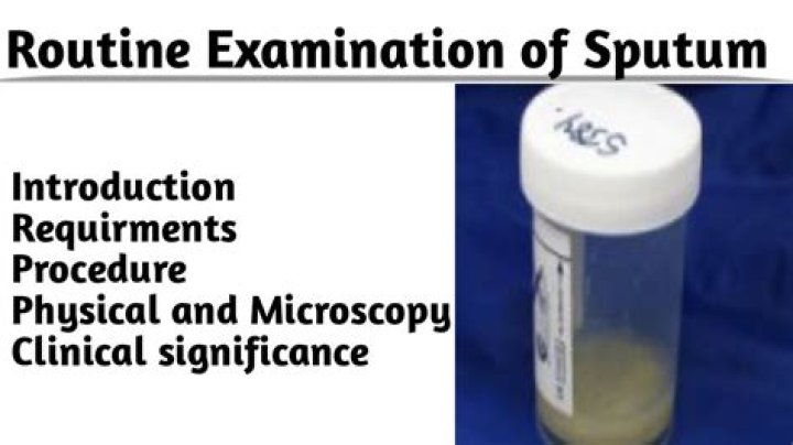 What is copious sputum production
