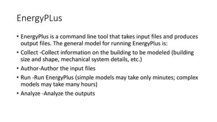 What is EnergyPlus used for?