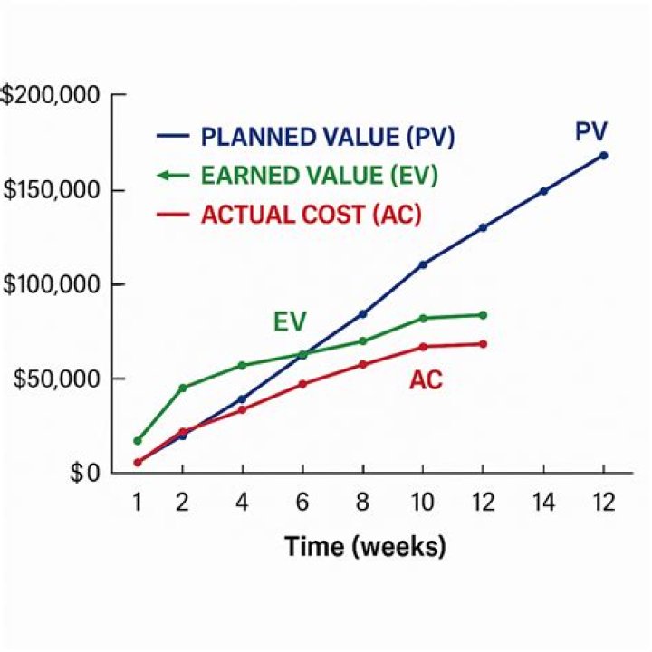 What is EV PV and AC in project management