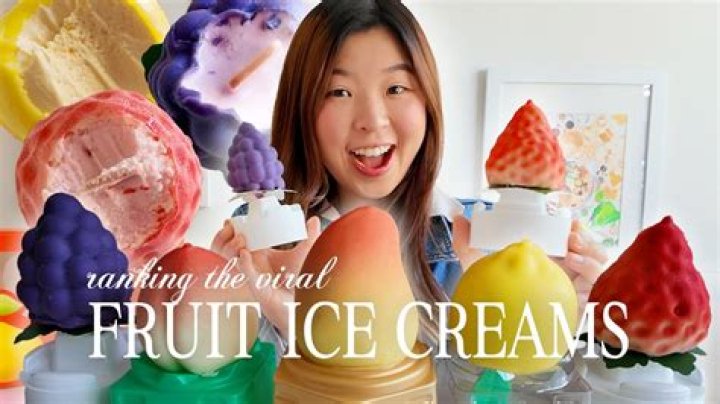 What is fruity ice cream called?