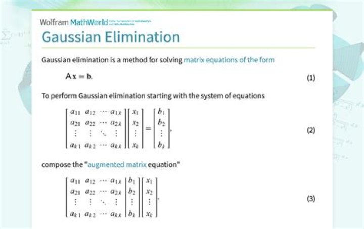 What is Gauss elimination method with example?