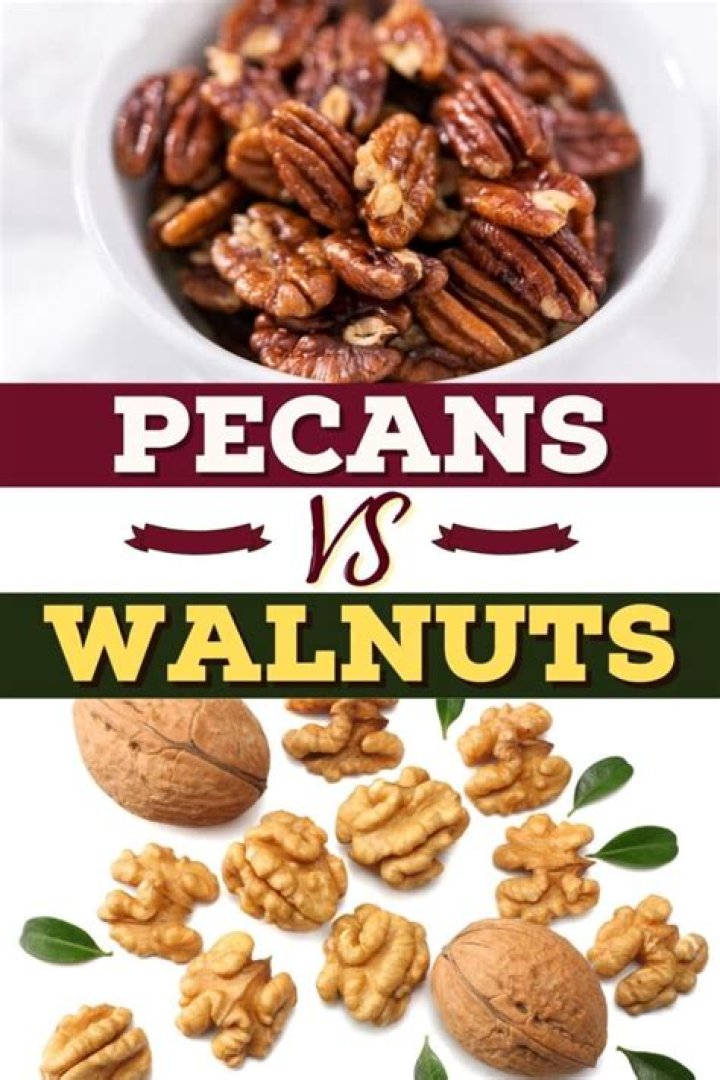 What is healthier walnuts or pecans?