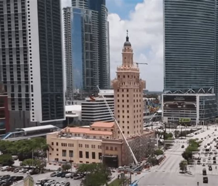 What is inside Miamis Freedom Tower?