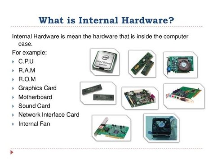 What is internal hardware?