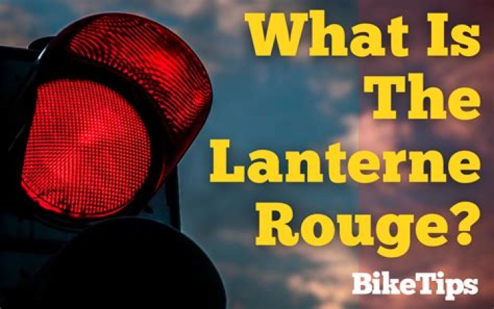 What is lanterne rouge in Tour de France?