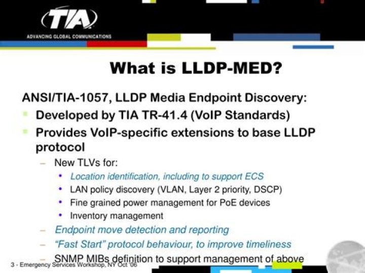 What is LLDP MED?