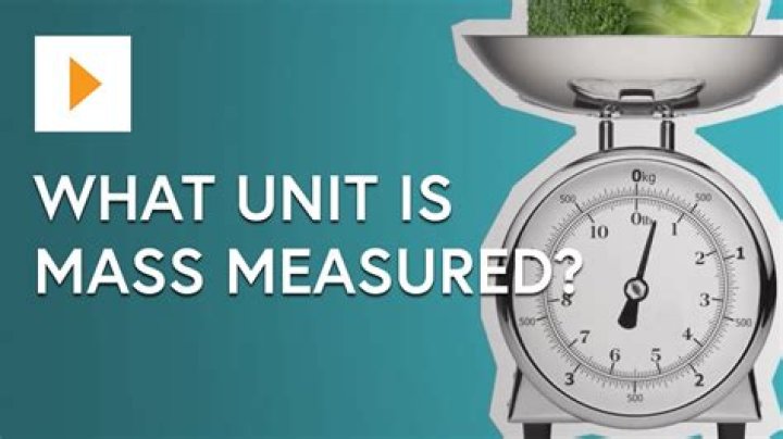 What is mass measured with?