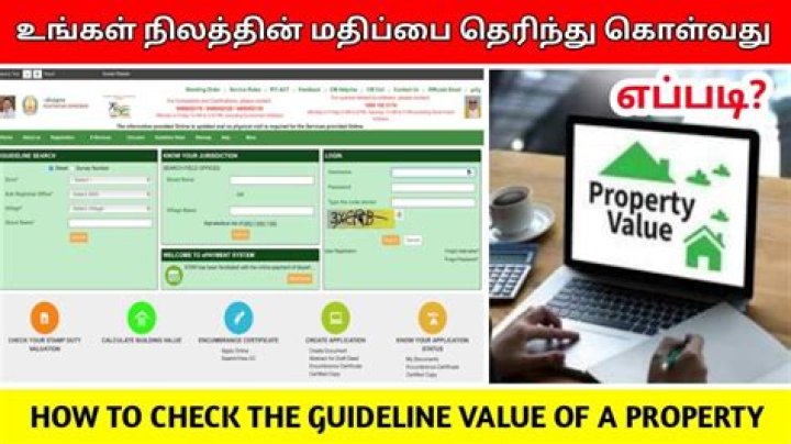 What is my property guideline value in Chennai?