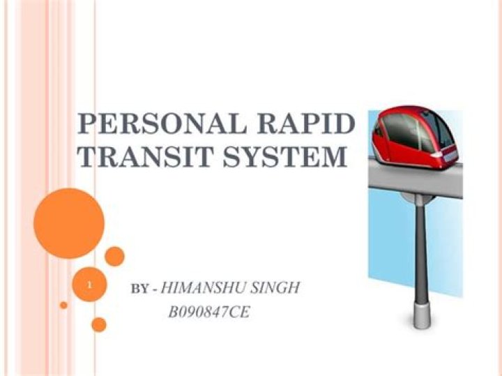 What is personal rapid transit system?