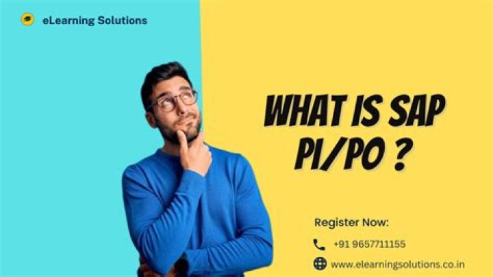 What is pi and po in SAP?
