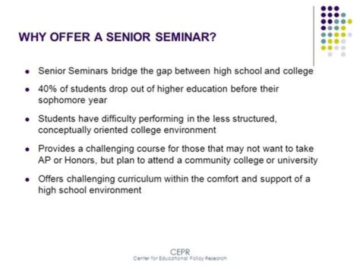 What is senior seminar in psychology FIU?