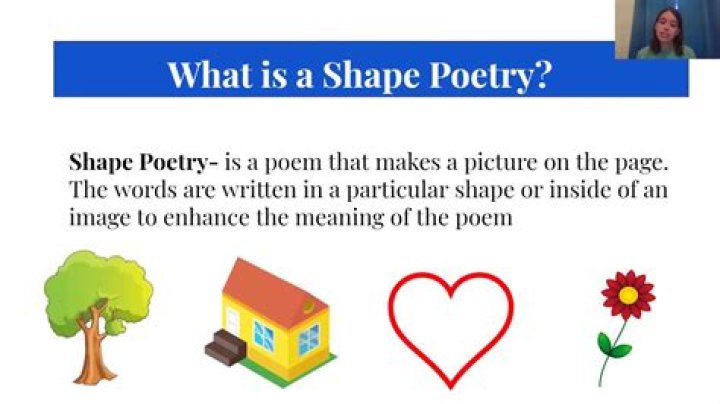 What is shape in a poem?