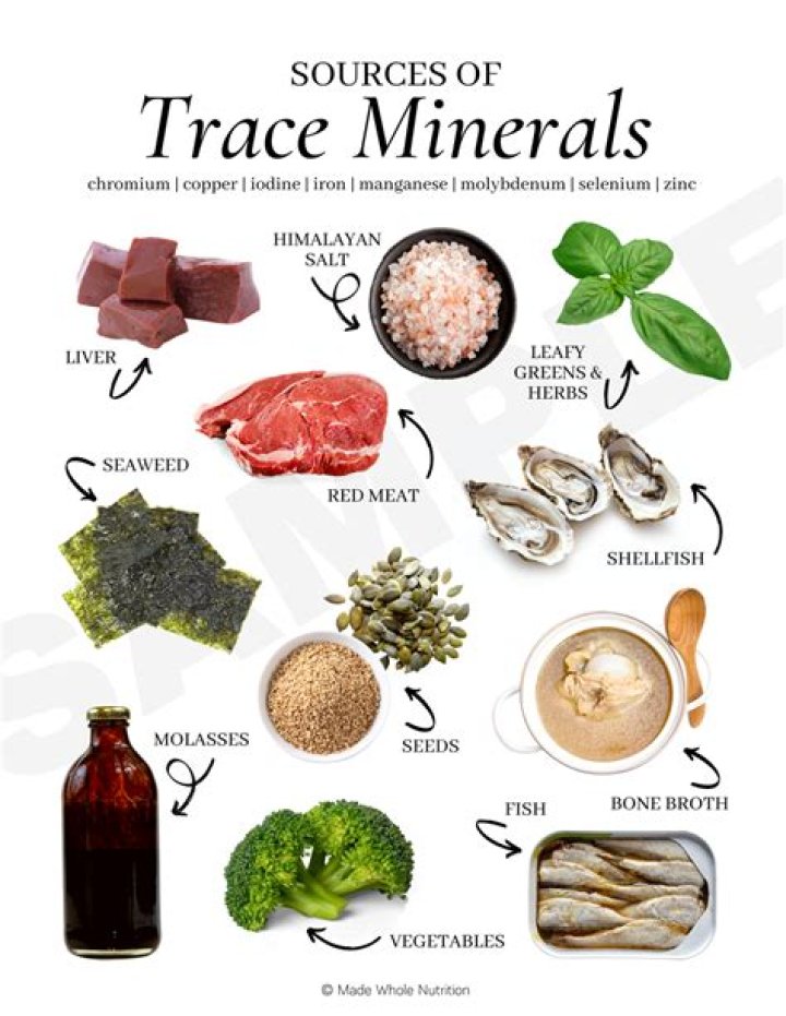 What is the best source of trace minerals?