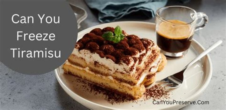 What is the best way to freeze tiramisu?
