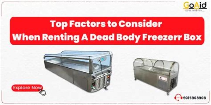 What is the cost of dead body freezer?