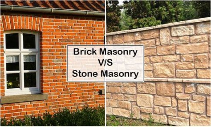 What is the difference between brick and stone