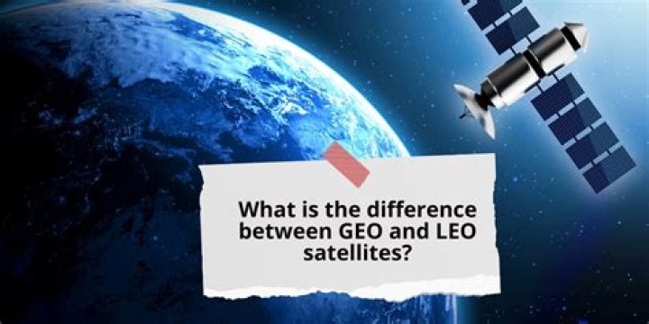 What is the difference between GEO and LEO satellites?