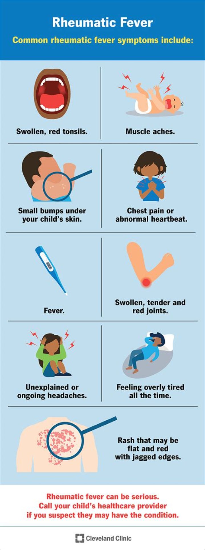What is the difference between scarlet fever and rheumatic fever?