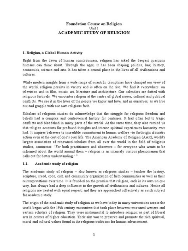 What is the difference between the academic study of religion and the theological study of religion