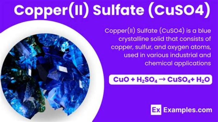 What is the formula for the hydrate of copper II sulfate?