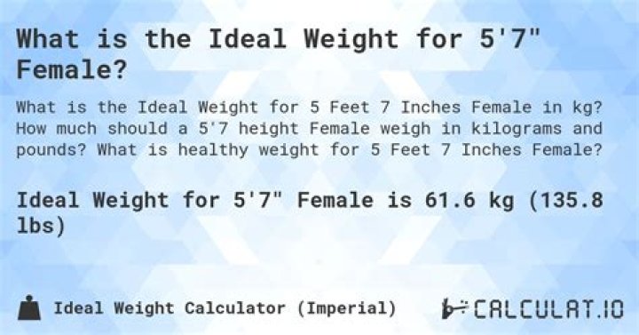 What is the healthiest weight for a 5 4 female?